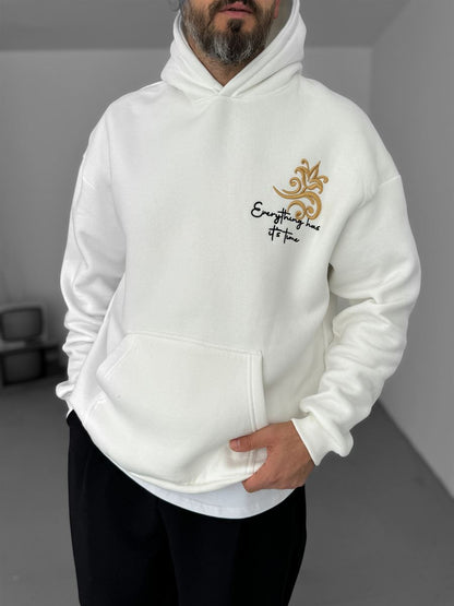 Hoodie Oversized - Golden Horse