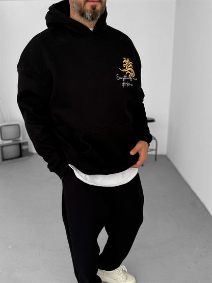Hoodie Oversized - Golden Horse