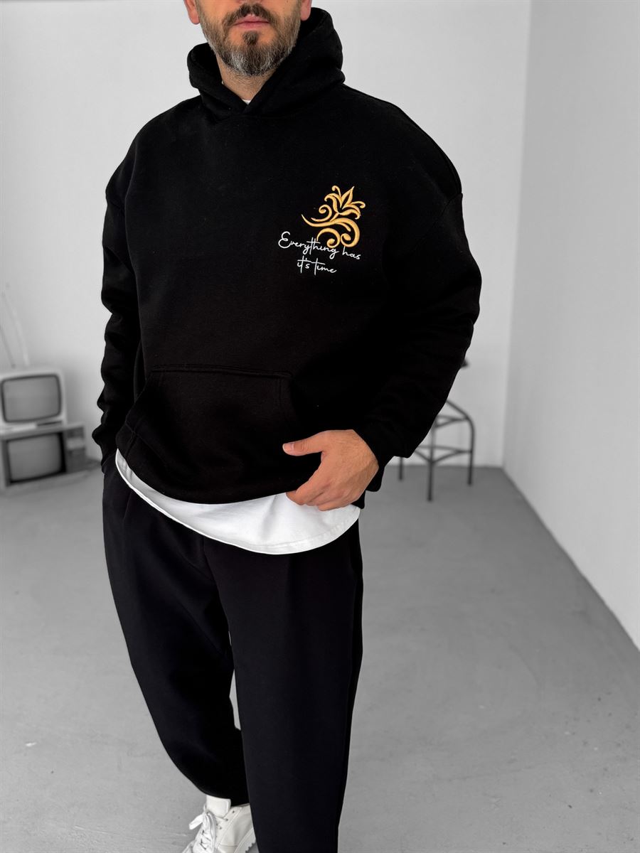 Hoodie Oversized - Golden Horse