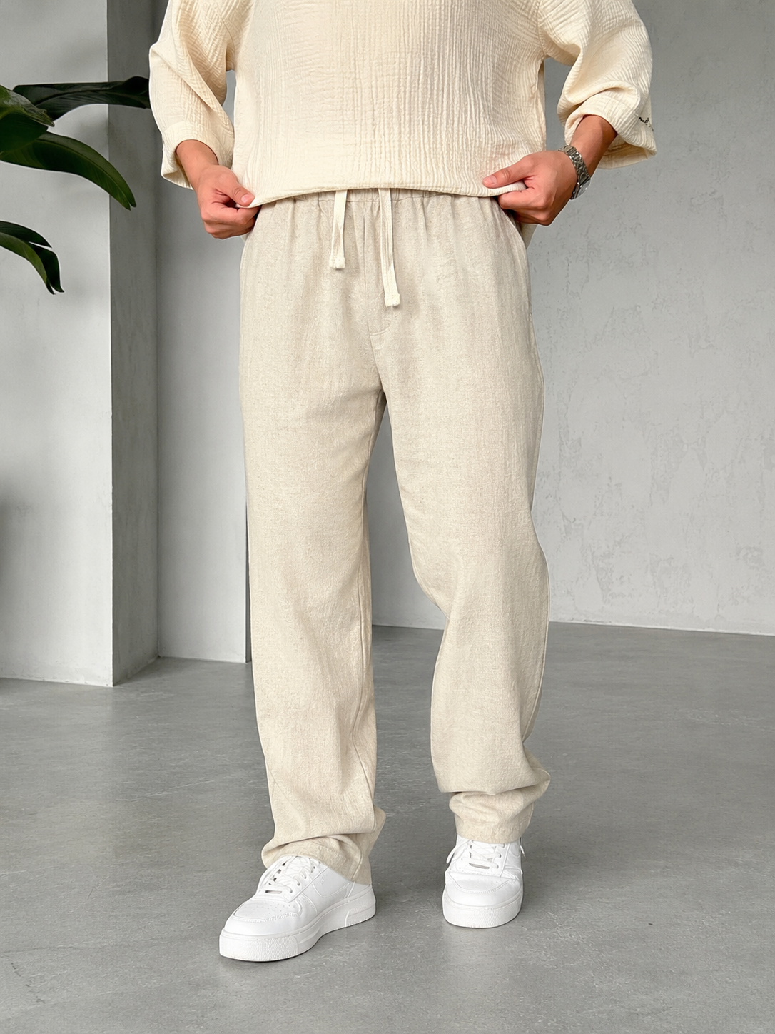 Linen Flow Pants (Oversized)