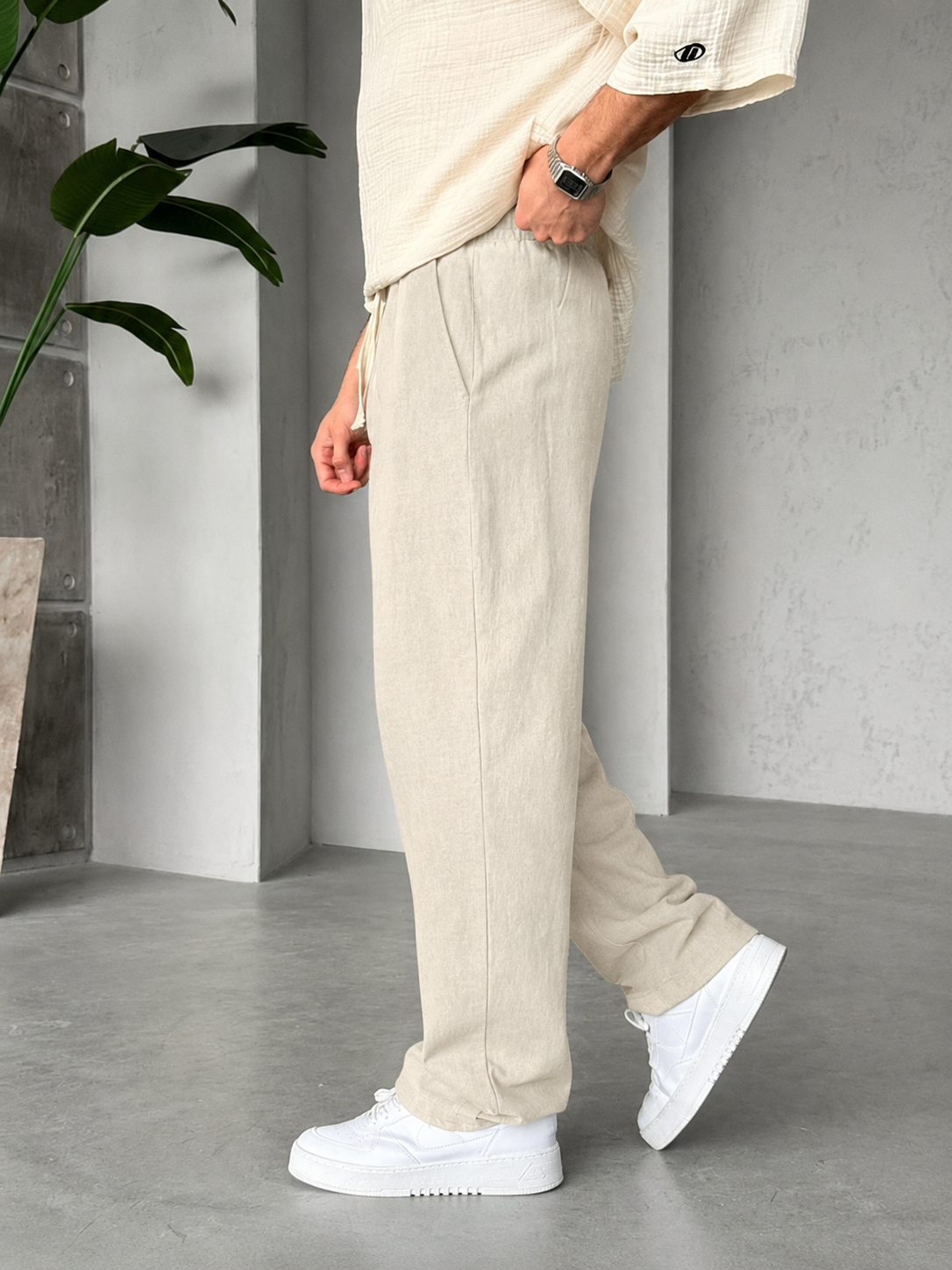 Linen Flow Pants (Oversized)