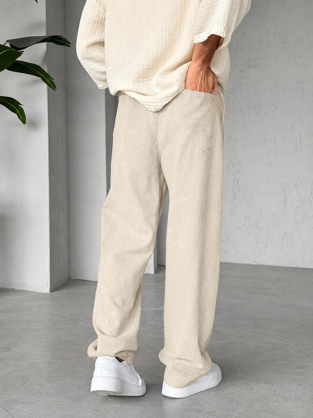 Linen Flow Pants (Oversized)