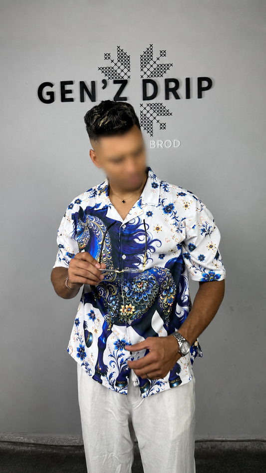 Sapphire Horse Shirt (Oversized)