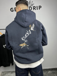 Hoodie Oversized - Birds