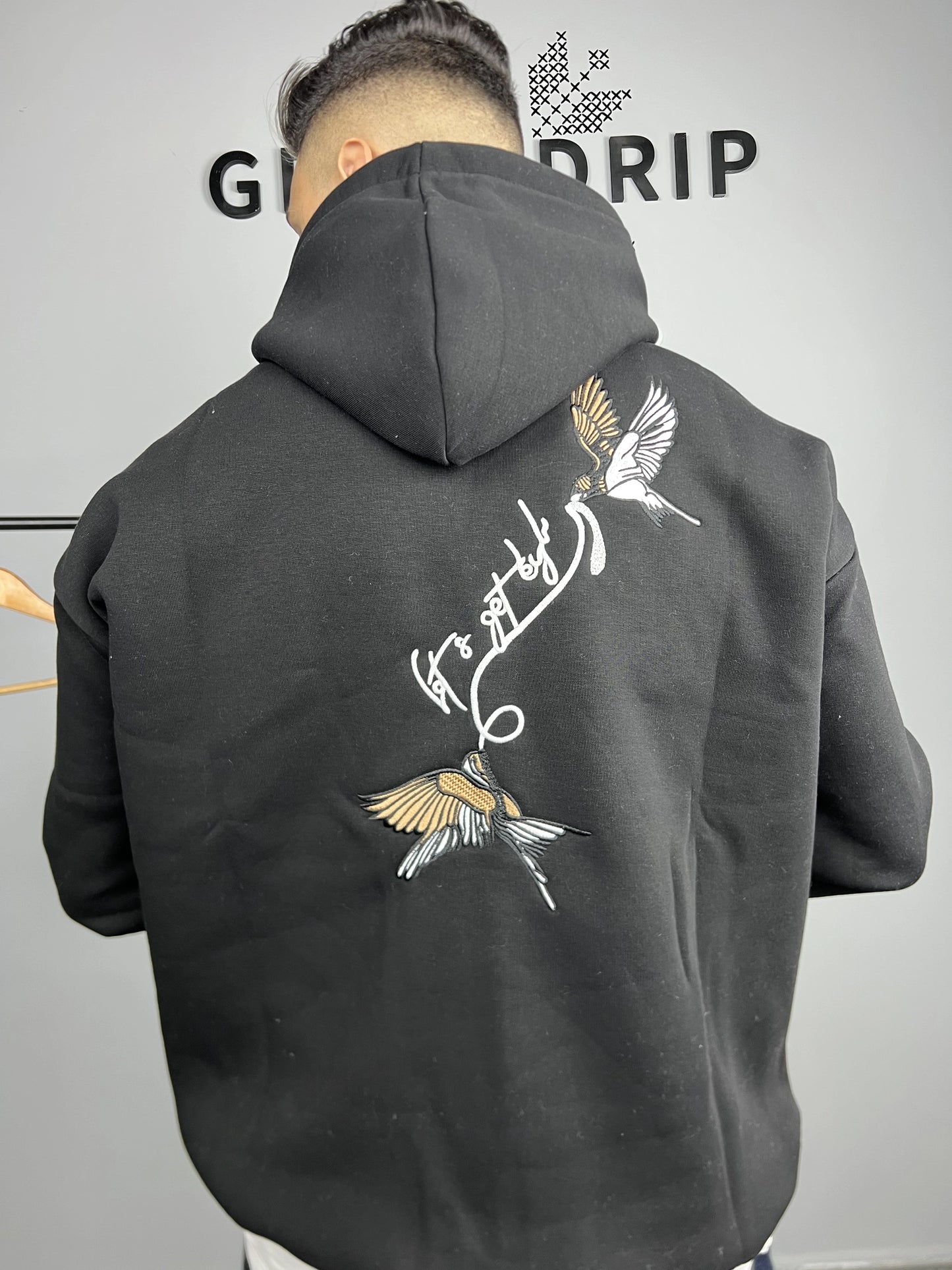 Hoodie Oversized - Birds