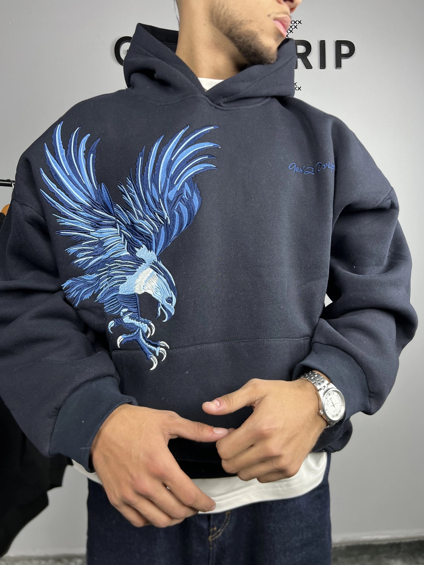 Hoodie Oversized - Eagle