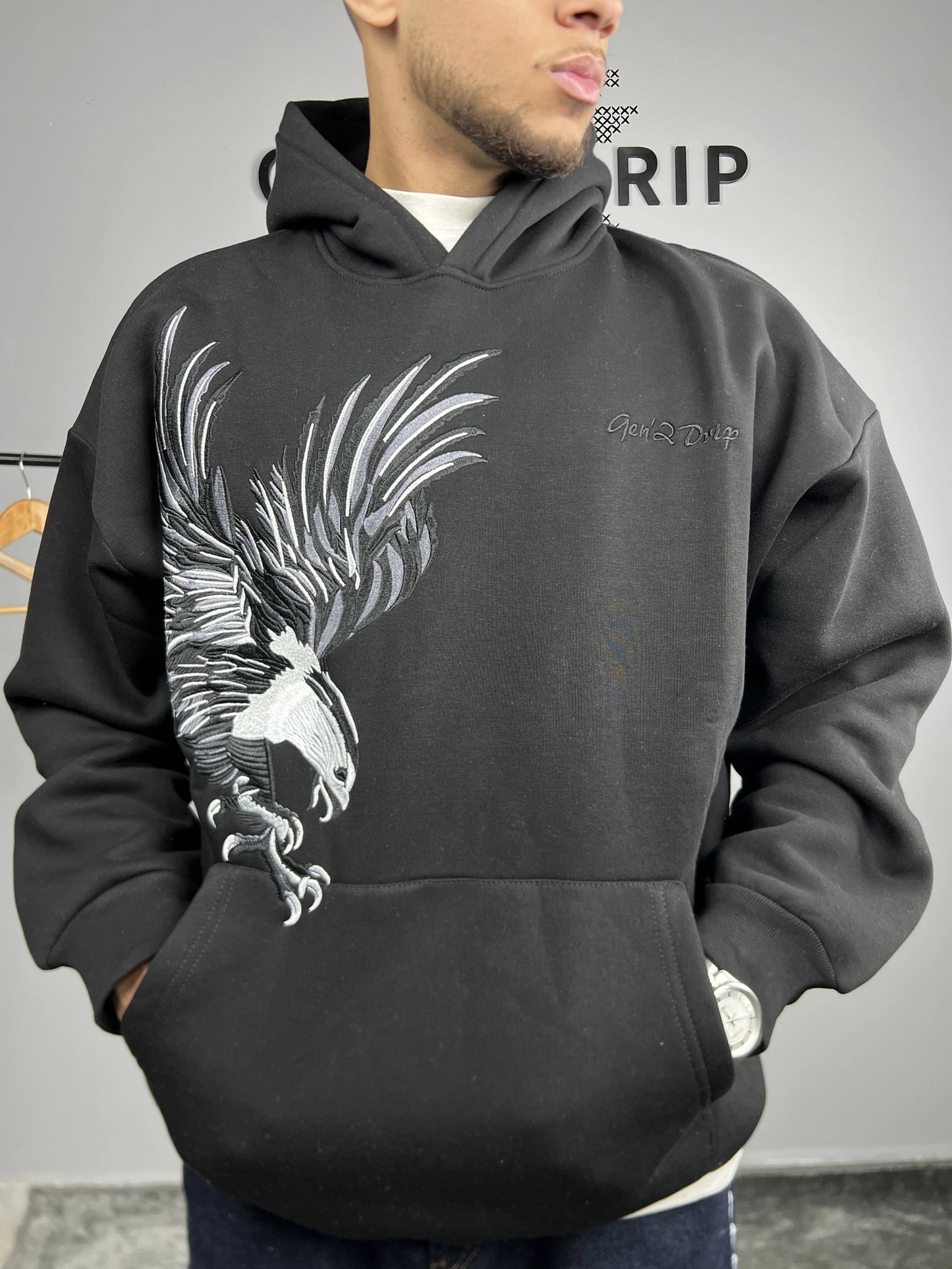 Hoodie Oversized - Eagle
