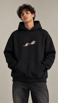 Hoodie Oversized - Crane Wave