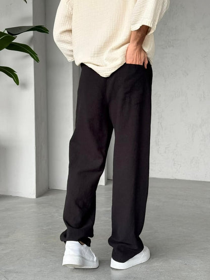 Linen Flow Pants (Oversized)
