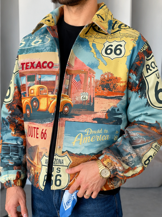 Route 66 Jacket (Cropped) - Men Edition